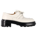 Hermès First Derby Shoes in White Leather