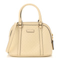 Soft Microguccissima Mini Dome Bag Ivoire