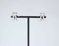 Chanel Vintage 04C Resin All-White Simple Style Clip-on Earrings
