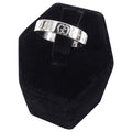 Gucci 18k White Gold Thin Icon Band Ring - 6.5