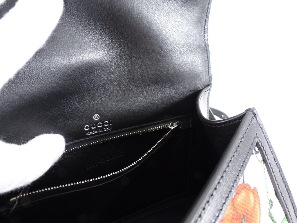 Gucci x Balenciaga Hacker Project Flora XS Hourglass Two-Way Top Handle Bag