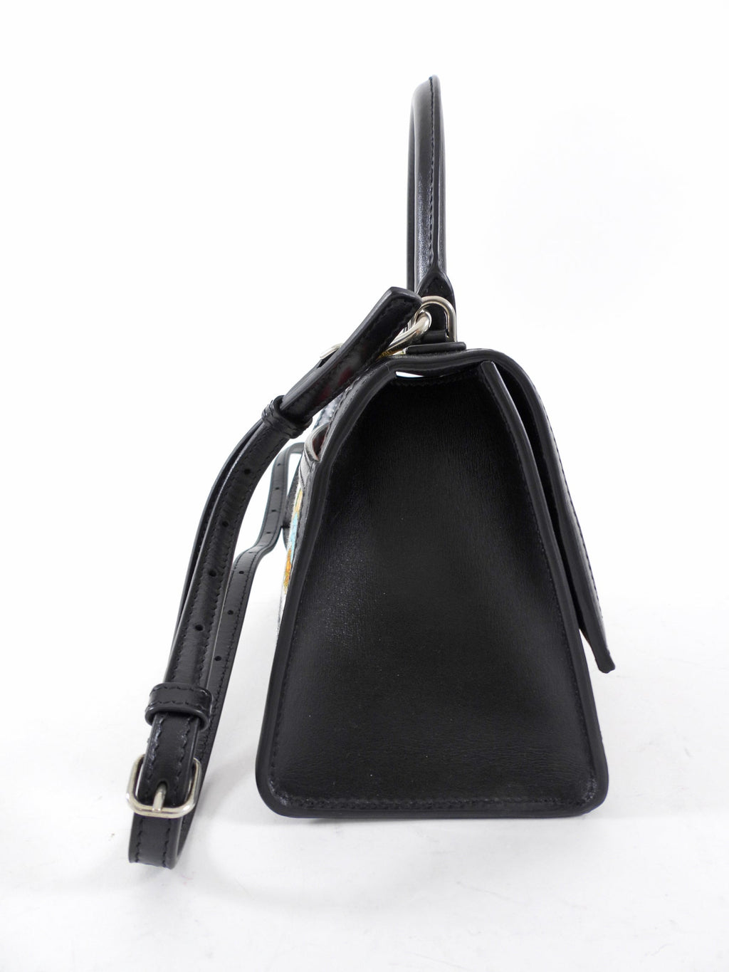Gucci x Balenciaga Hacker Project Flora XS Hourglass Two-Way Top Handle Bag