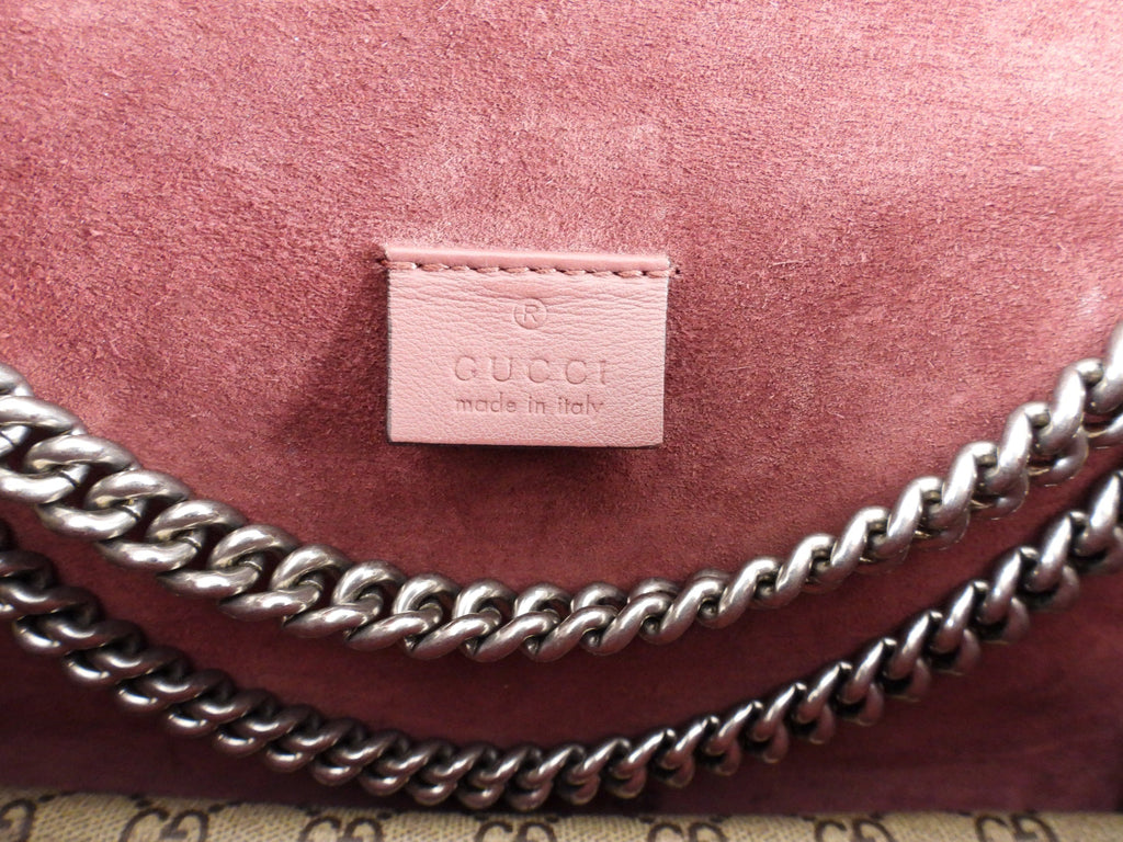 Gucci Monogram Canvas Small Dionysus Blooms Bag