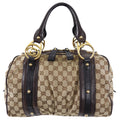 Gucci Monogram Canvas Interlocking Icon Medium Boston Bag