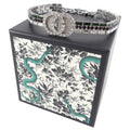 Gucci Crystal Web Green and Red Choker Necklace