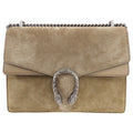 Gucci Dionysus Medium Taupe Suede Bag
