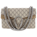 Gucci Small Taupe Dionysus Supreme Taupe Bag