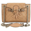 Gucci Tan Guccissima Small Emilie Chain Shoulder Bag