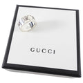 Gucci Ghost GG Sterling Silver Band Ring - USA 6