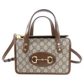 Gucci Monogram Supreme Mini 1955 Box Tote Bag