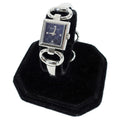 Gucci Tornabuoni Silver Horsebit Bracelet Watch 120
