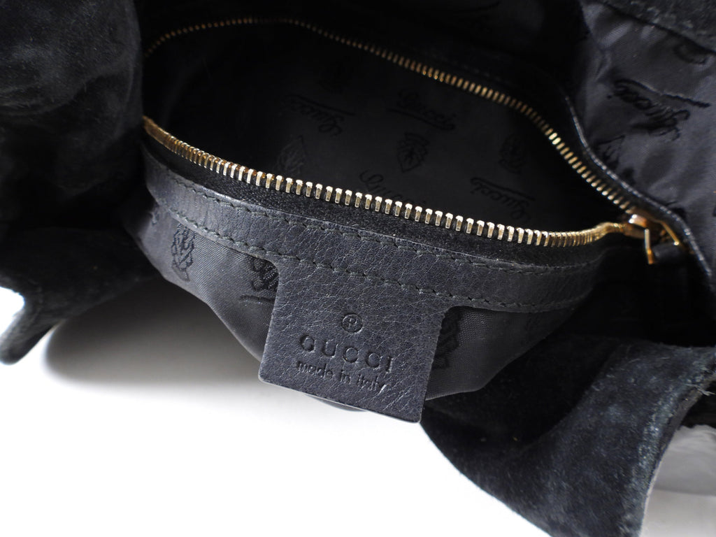 Gucci Patent Leather Ombre Indy Hobo Bag