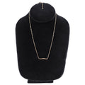 Gucci Link To Love 2023 18k Rosegold Gold Bar Necklace