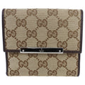 Gucci Princey Brown Monogram French Compact Wallet