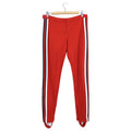 Gucci Red Knit Jersey Stripe Leggings / Joggers - M