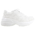 Gucci White Monogram Canvas Rhyton Sneakers - 6
