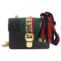 Gucci Small Sylvie Chain Web Bag with Ribbon