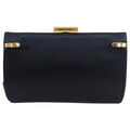 Gucci Vintage 1950’s Black Silk Satin Convertible Clutch Bag