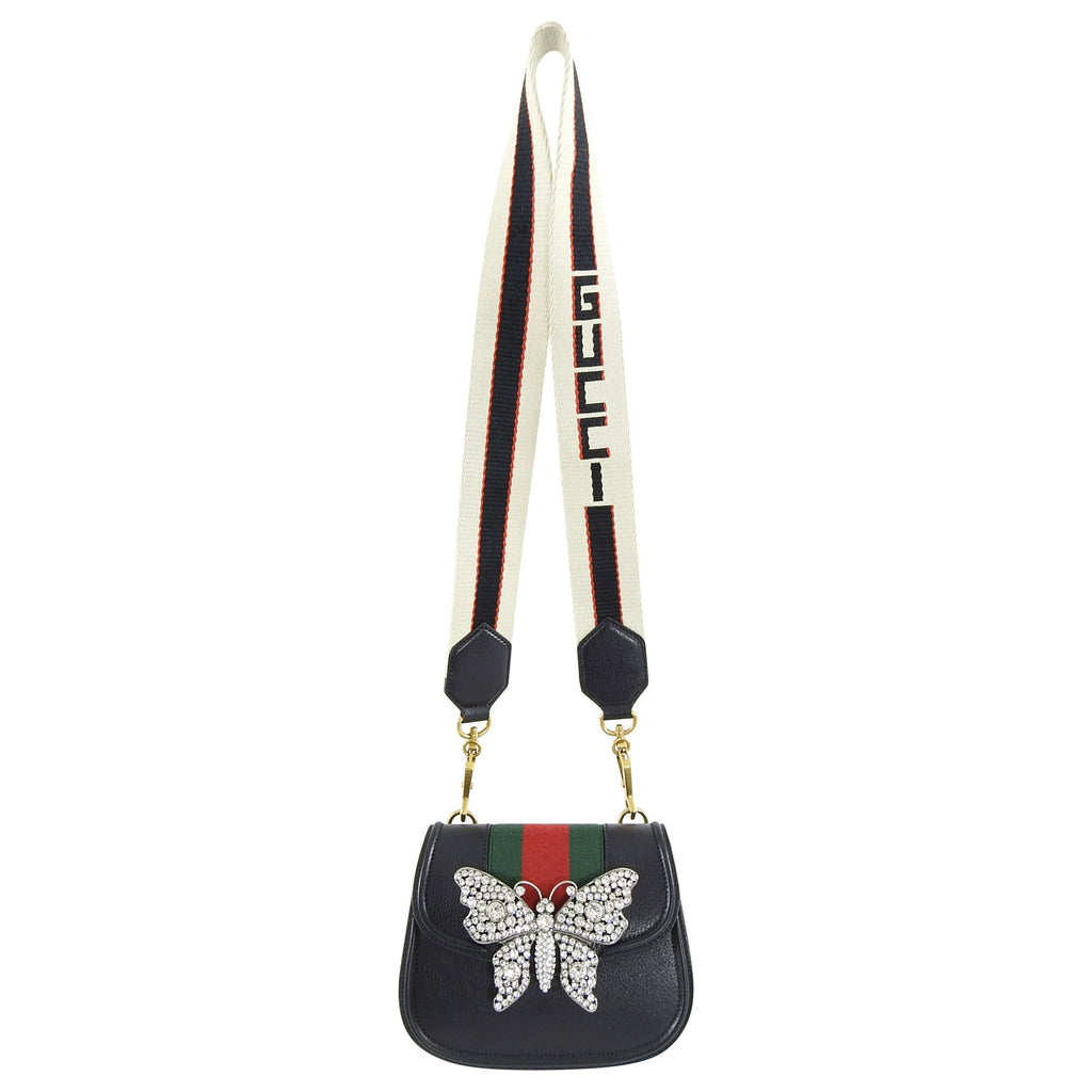 Gucci Linea Totem Small Crystal Rhinestone Crossbody Bag