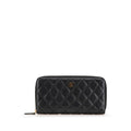 Chanel Coco Mark Matelassé Caviar Skin Long Wallet
