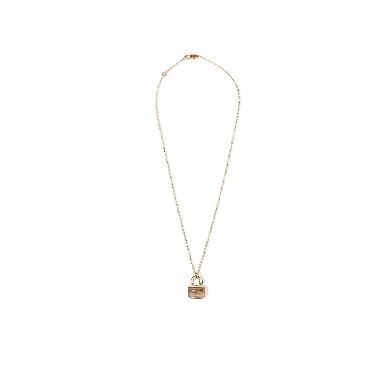 Hermès Amulettes Constance Pendant Rose Gold