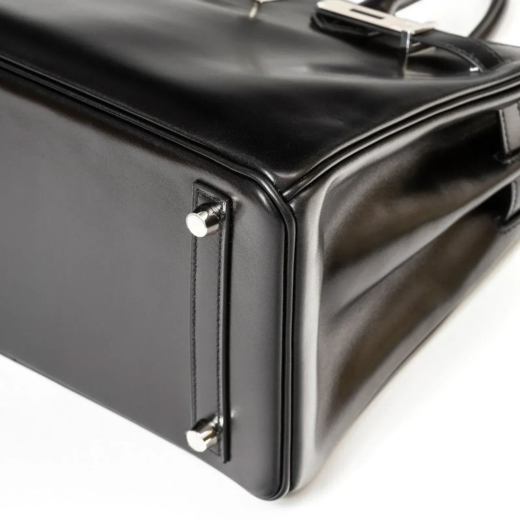 Hermès Birkin 30 Black Box Palladium Hardware