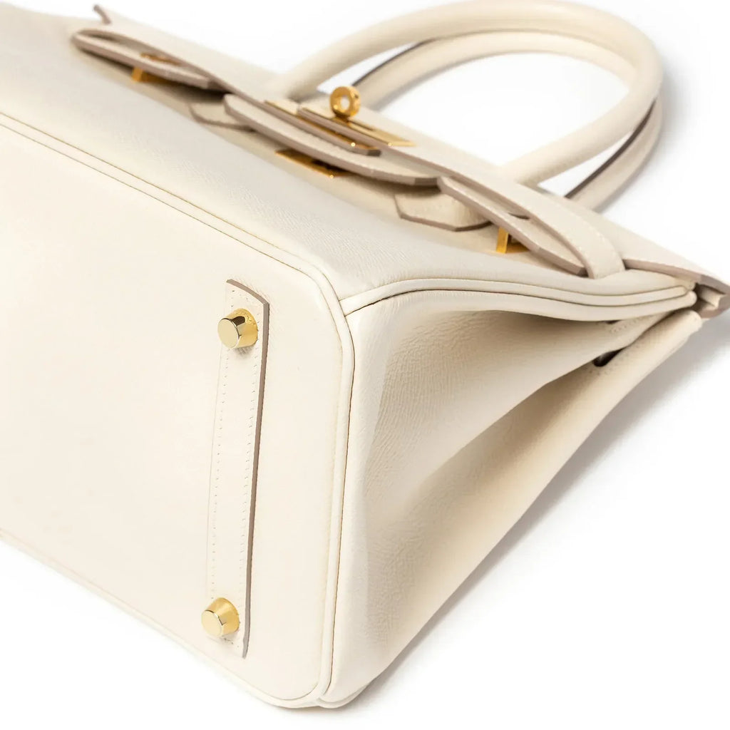 Hermès Birkin 30 Craie Epsom Gold Hardware