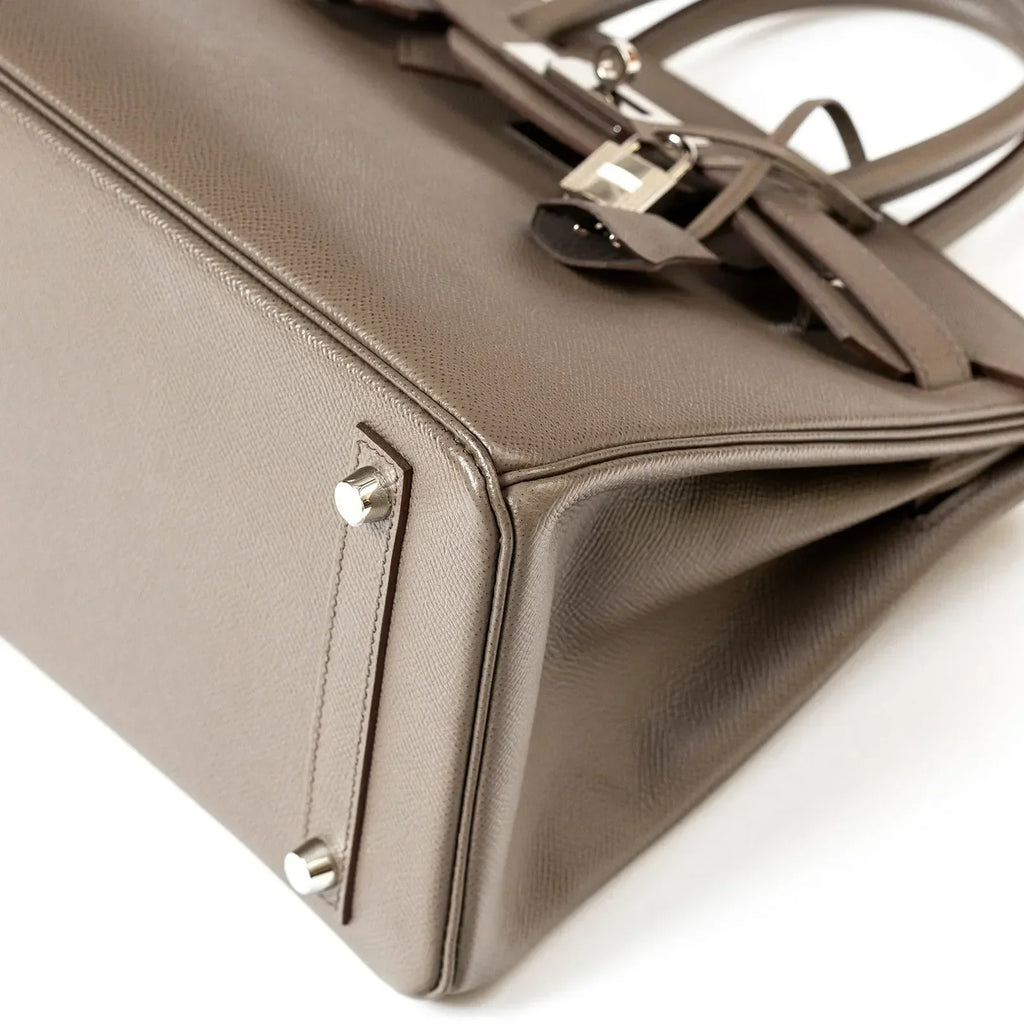 Hermès Birkin 30 Etain Epsom Palladium Hardware