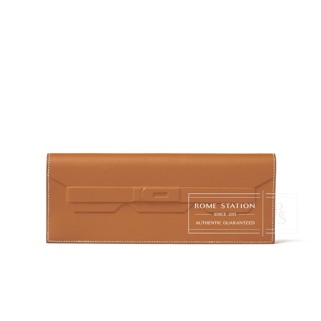 Hermès Birkin Shadow Clutch Gold Swift