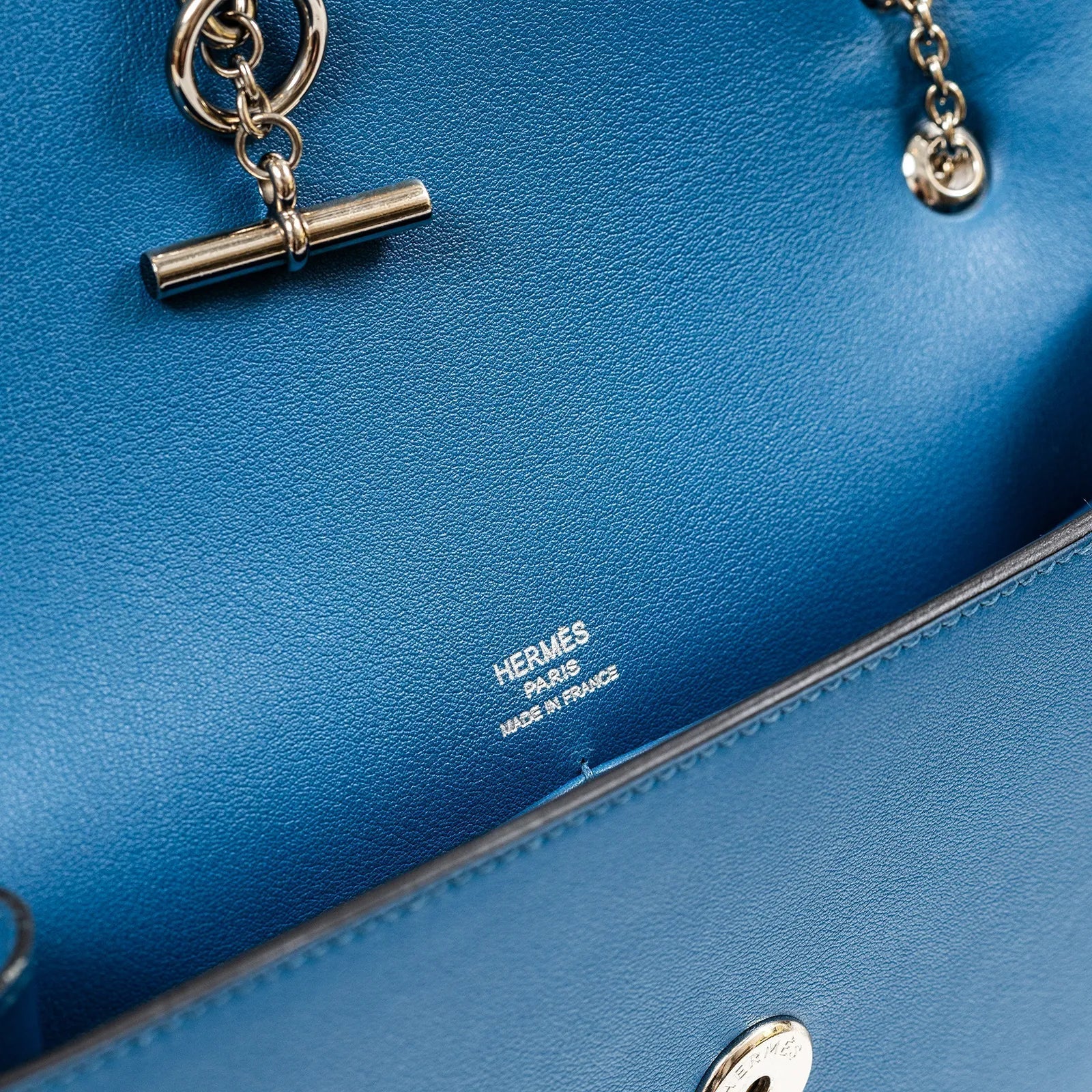 Hermès Catenina Blue de Galic Swift Palladium Hardware