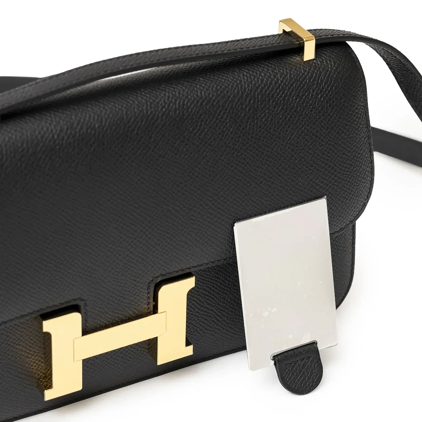 Hermès Constance Elan Black Epsom Gold Hardware