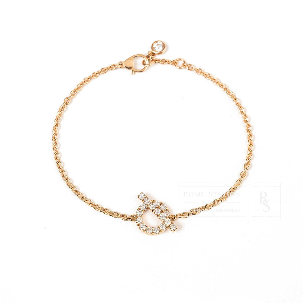 Hermès Finesse Bracelet Diamond and 18k Rose Gold