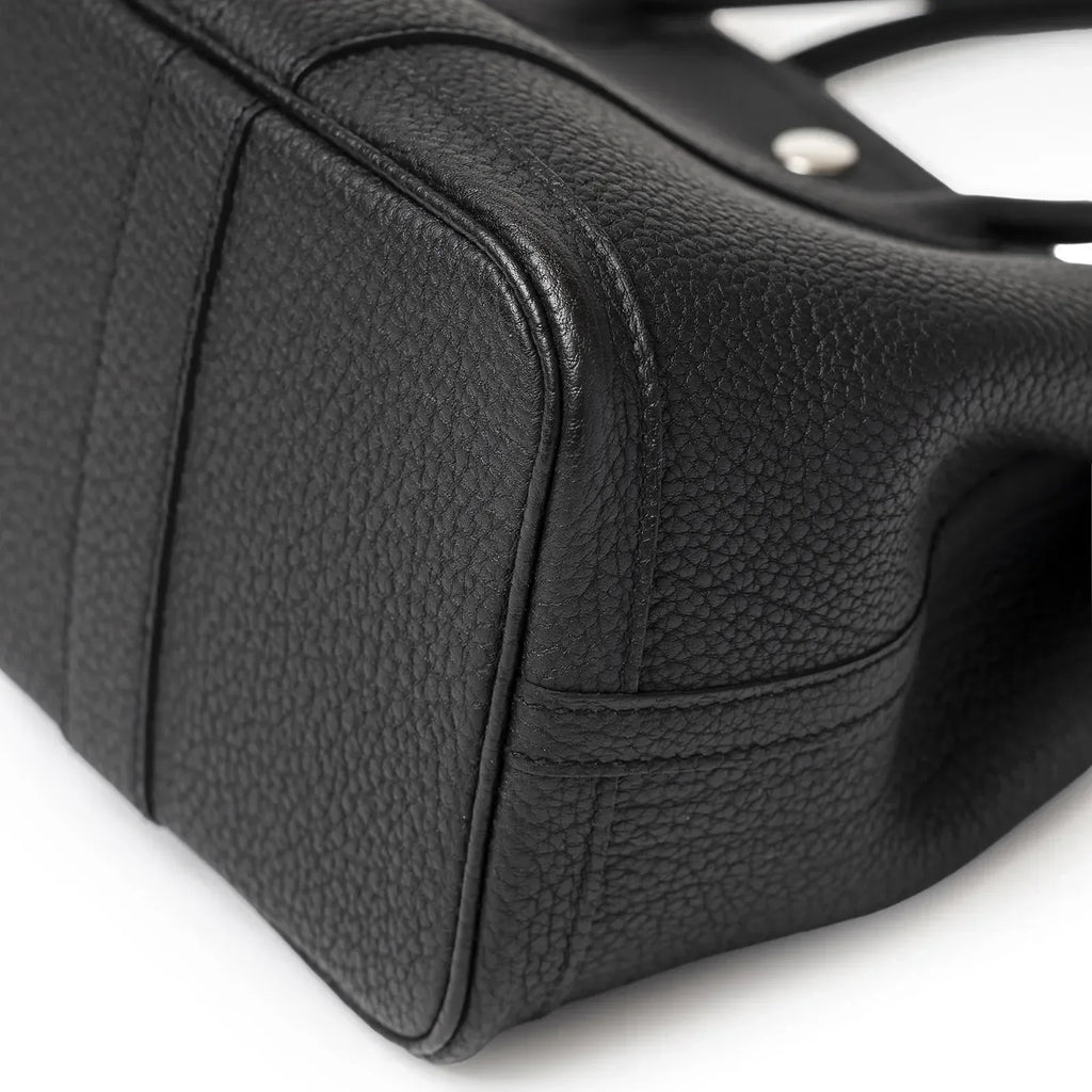 Hermès Garden Party 30 Black Negonda Palladium Hardware
