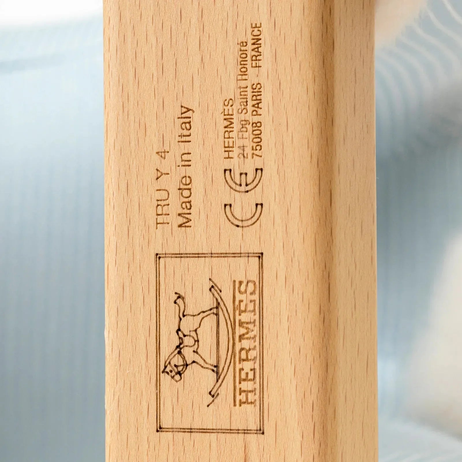 Hermès Hermy Rocking Horse Blue Beechwood and Cotton TRU