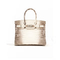 Hermès Himalaya Birkin 30 Matte Niloticus Crocodile Palladium Hardware