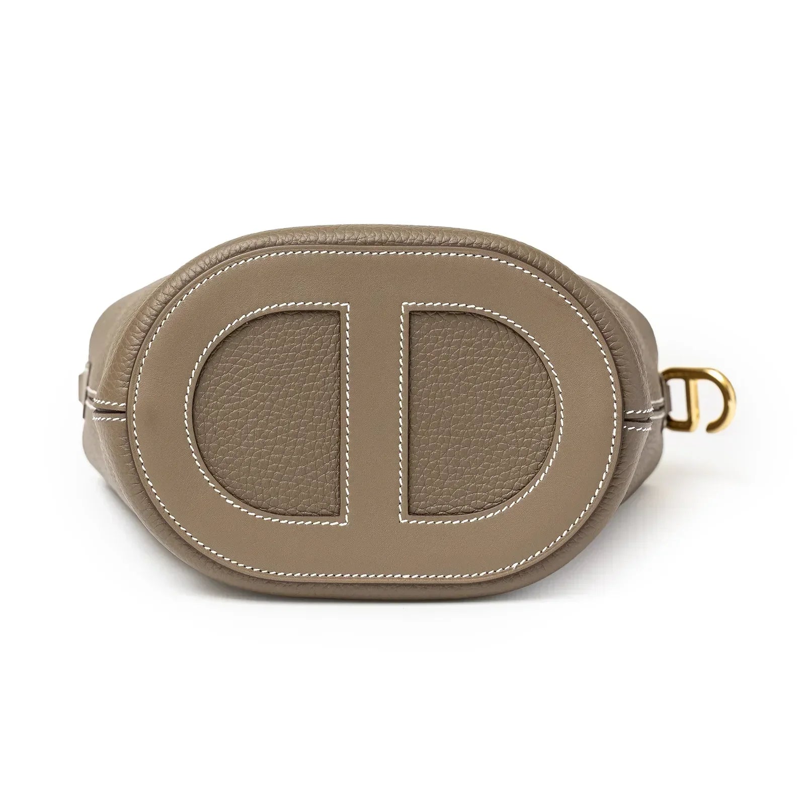 Hermès In-The-Loop 18 Etoupe Clemence and Swift Gold Hardware