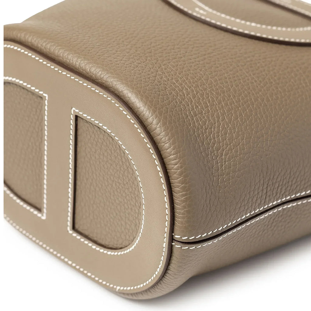 Hermès In-The-Loop 18 Etoupe Clemence and Swift Gold Hardware