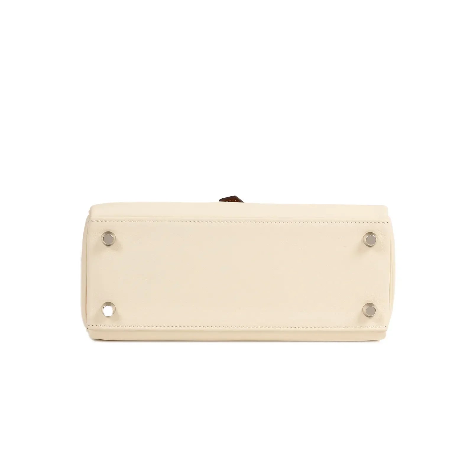 Hermès Kelly 25 Colormatic Nata/Cuivre/Lime/Mauve Sylvestre/Blue Brume Swift Palladium Hardware