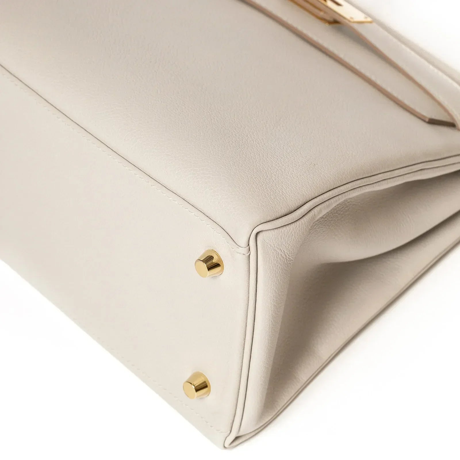 Hermès Kelly 28 Gris Perle Evercolor Gold Hardware
