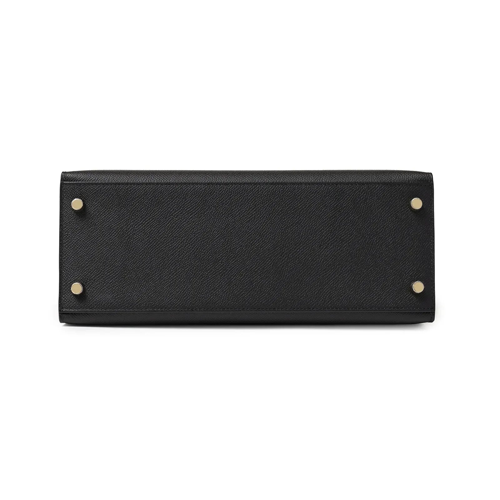 Hermès Kelly 28 Sellier Black Epsom Gold Hardware