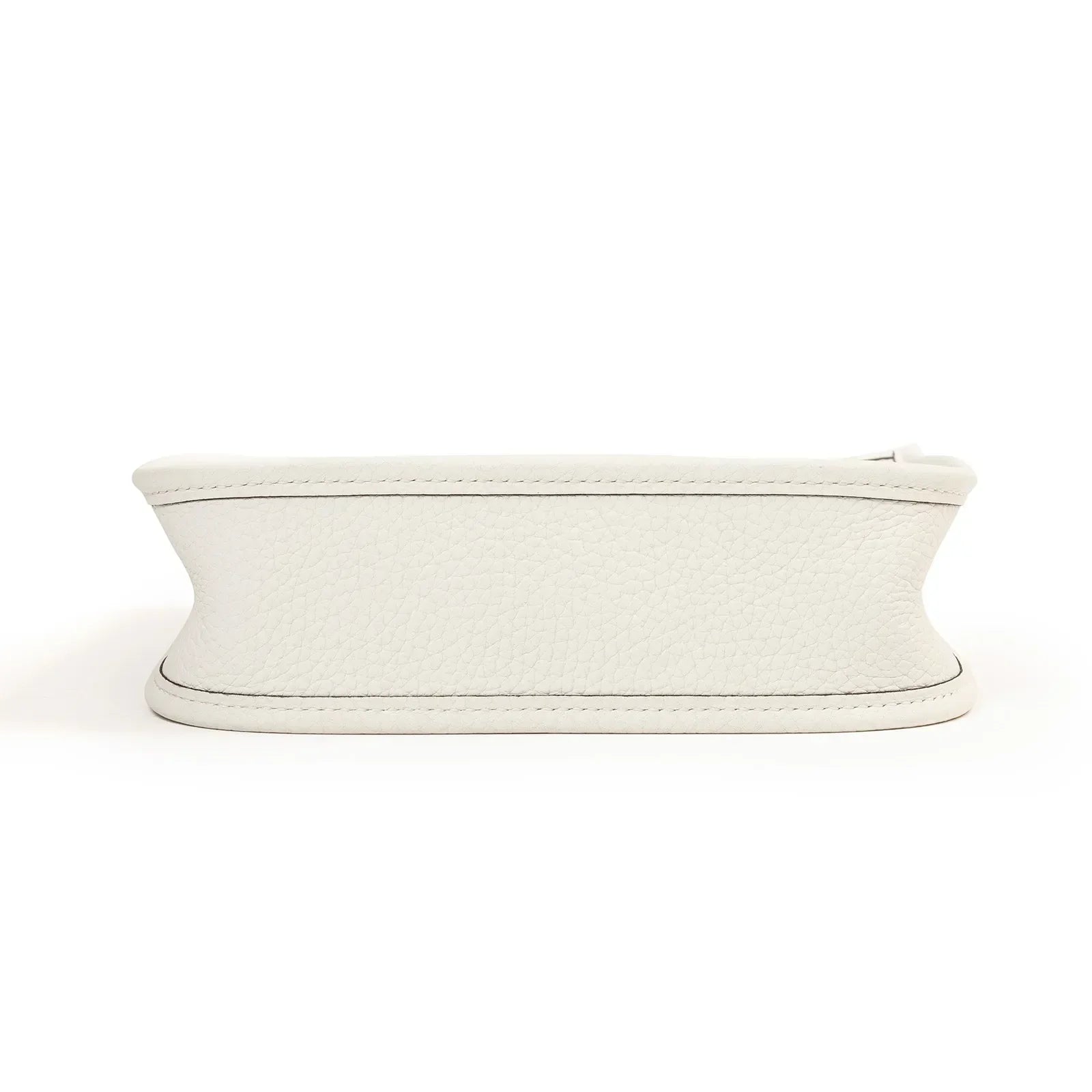 Hermès Mini Evelyne New White Clemence Gold Hardware