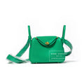 Hermès Mini Lindy I 6W Menthe Clemence Gold Hardware