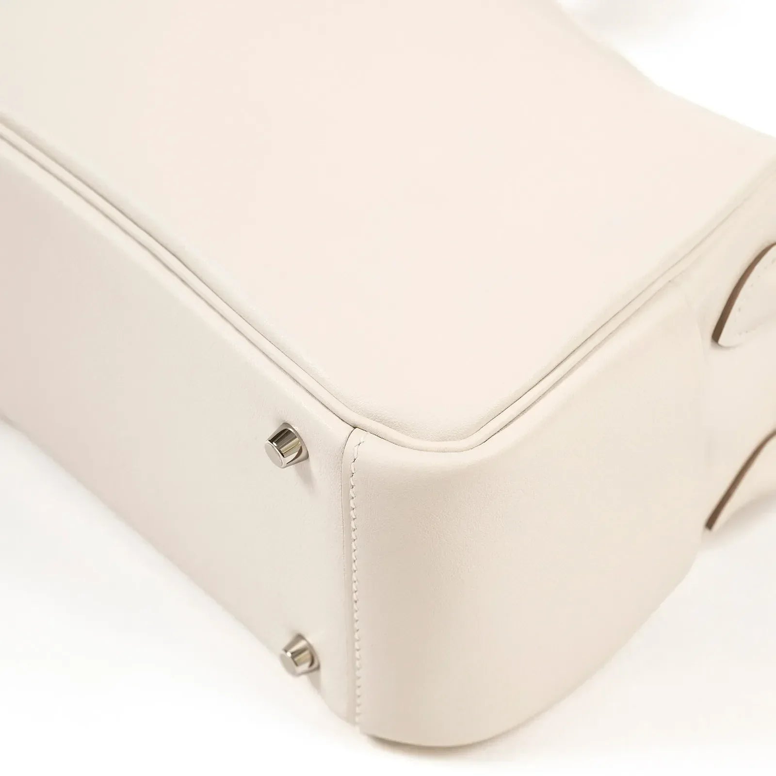 Hermès Mini Lindy I Gris Pale/Gris Meyer Swift Palladium Hardware