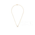 Hermès Mini Pop H Pendant Blanc Gold Hardware