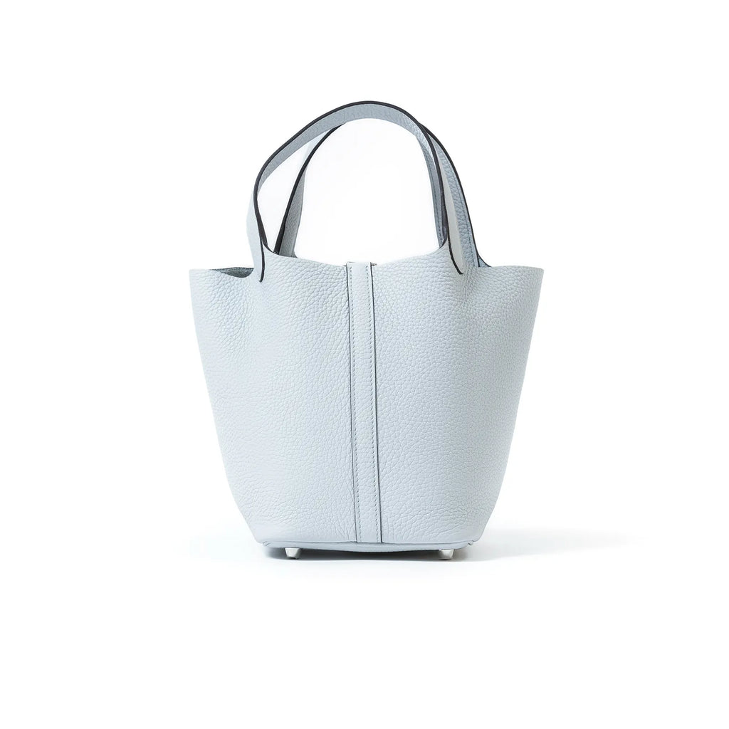 Hermès Picotin 18 Blue Pale Clemence Palladium Hardware