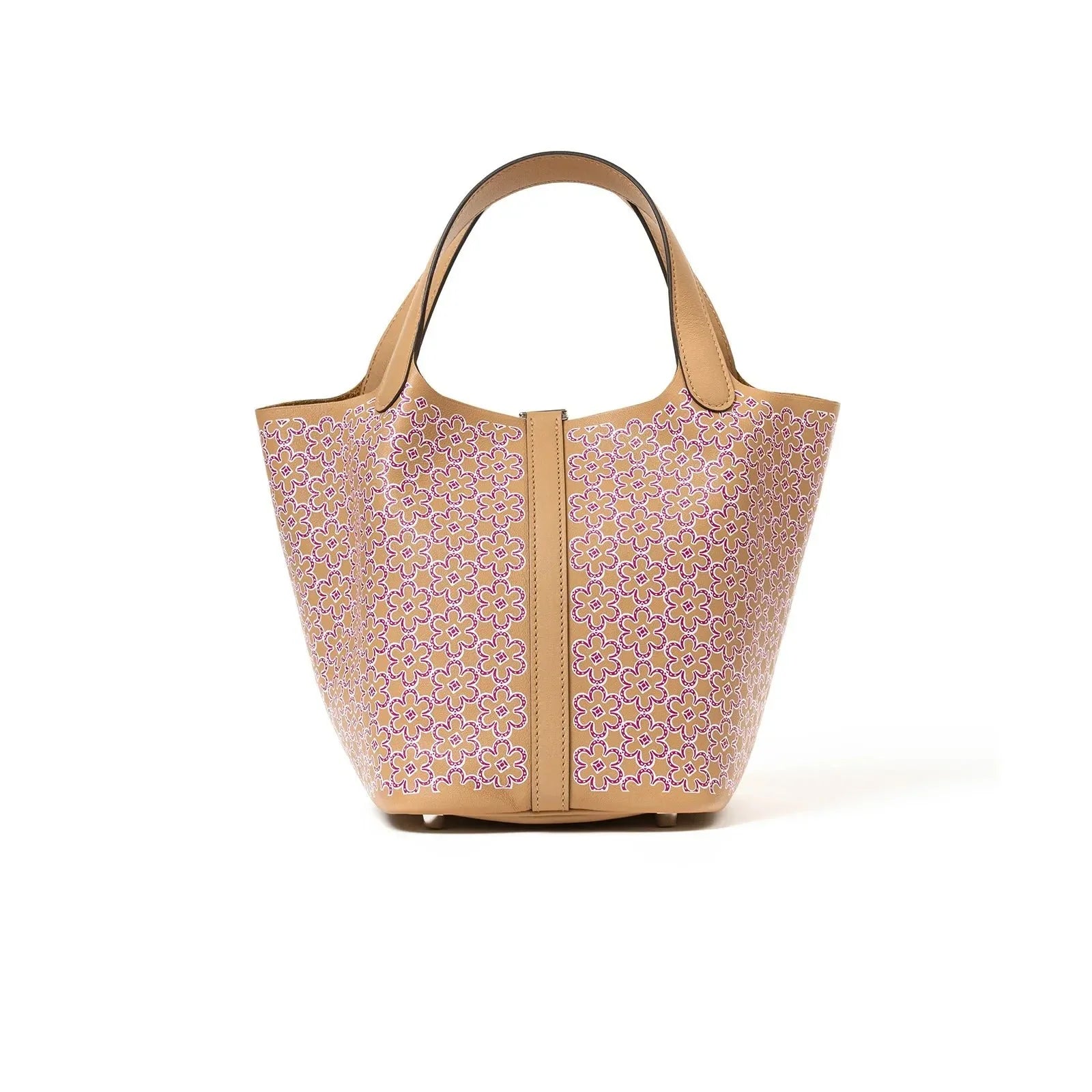 Hermès Picotin 18 Daisy Chai/Rose/Blanc Swift Palladium Hardware