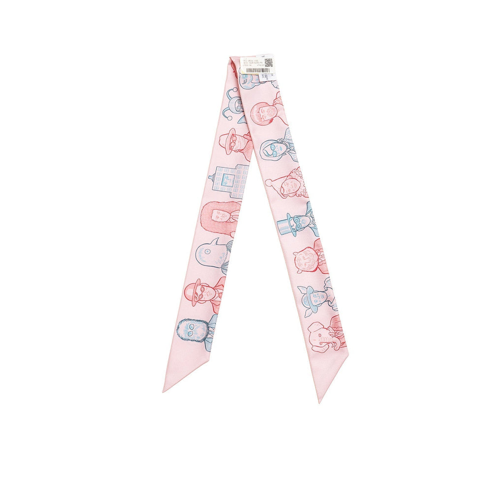 Hermès Twilly Dress Code Rose Pale/Blue/Rouge