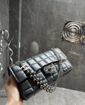Chanel black & silver
