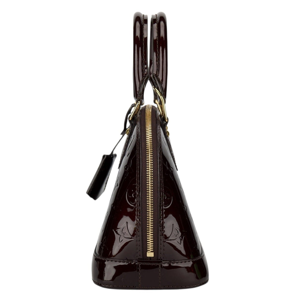 Louis Vuitton Vernis Alma BB Handbag - Amarante