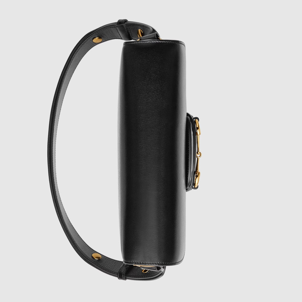 Gucci Horsebit 1955 Medium Shoulder Bag – Black